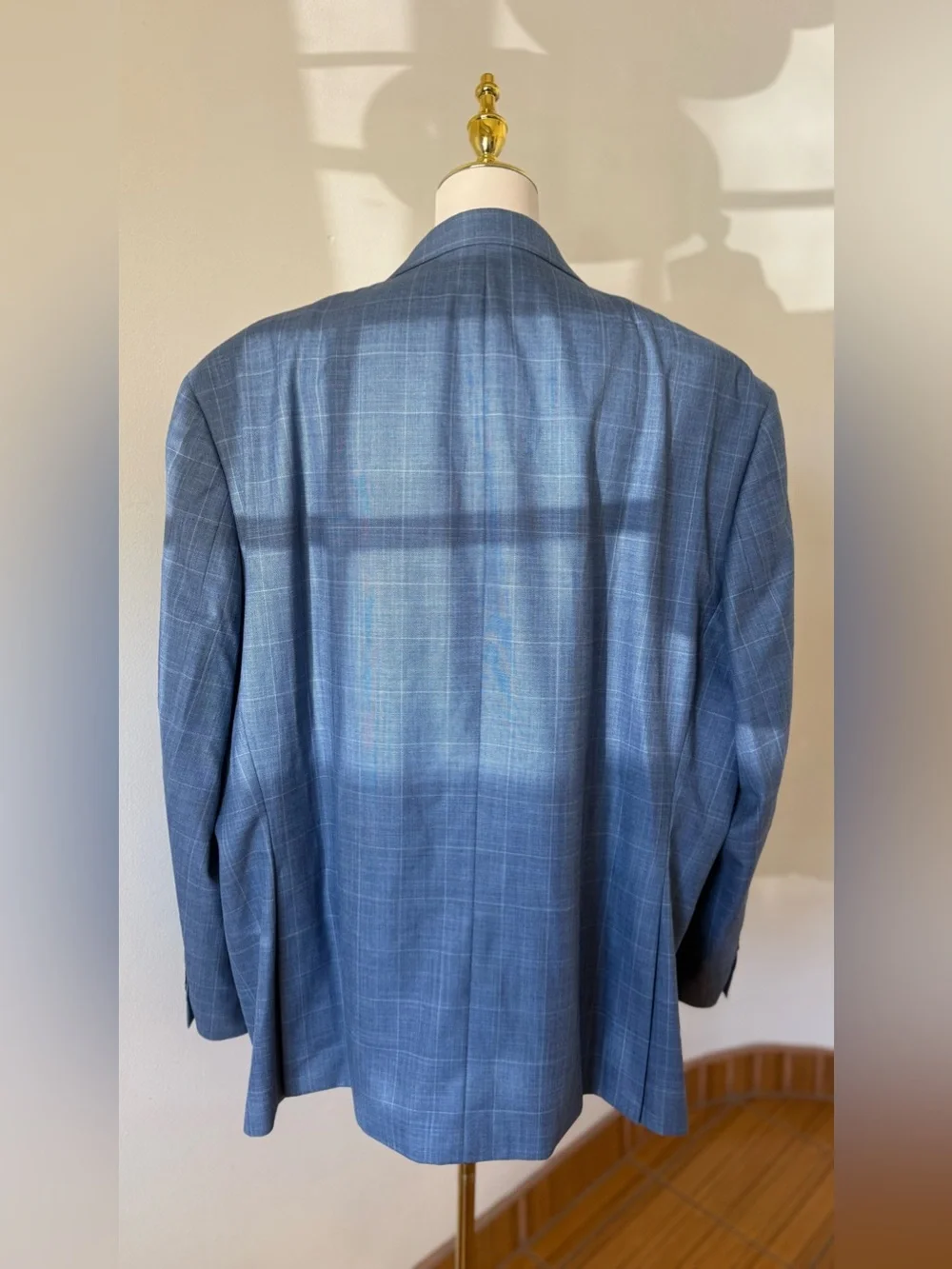 Ralph Lauren Lexington Sportcoat Blue Size 56R Plus Size Men Big & Tall